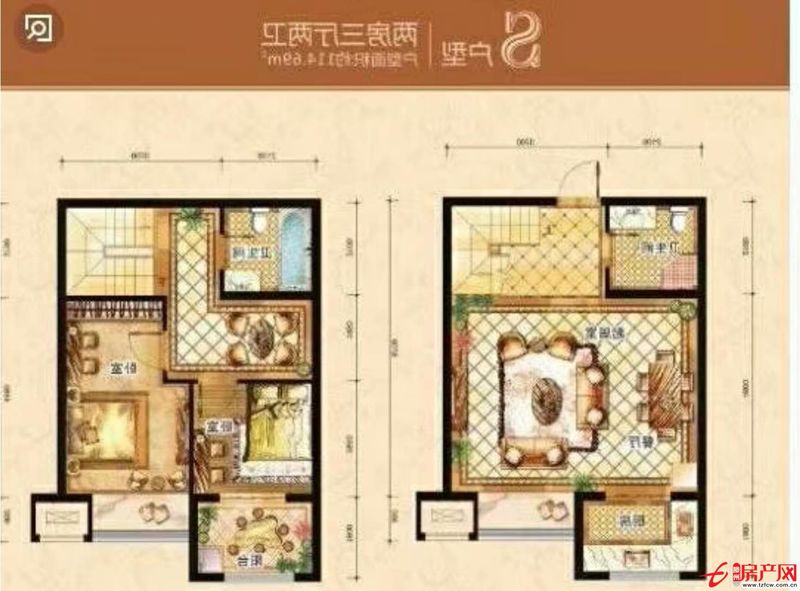 中央公館底層復(fù)式，中間樓層，采光很好，毛坯含上房，全款