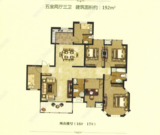 涵翠苑，四室兩廳，毛坯，可貸，含車位，三室一廳向陽，工程抵賬