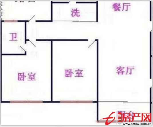 龍泉街道，荊東花園，兩室兩廳，送露臺，可貸款
